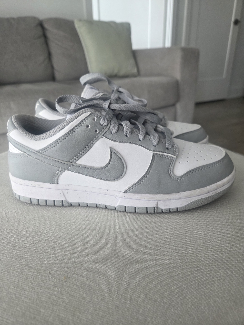 Nike Dunk Low Gray & White Sneakers